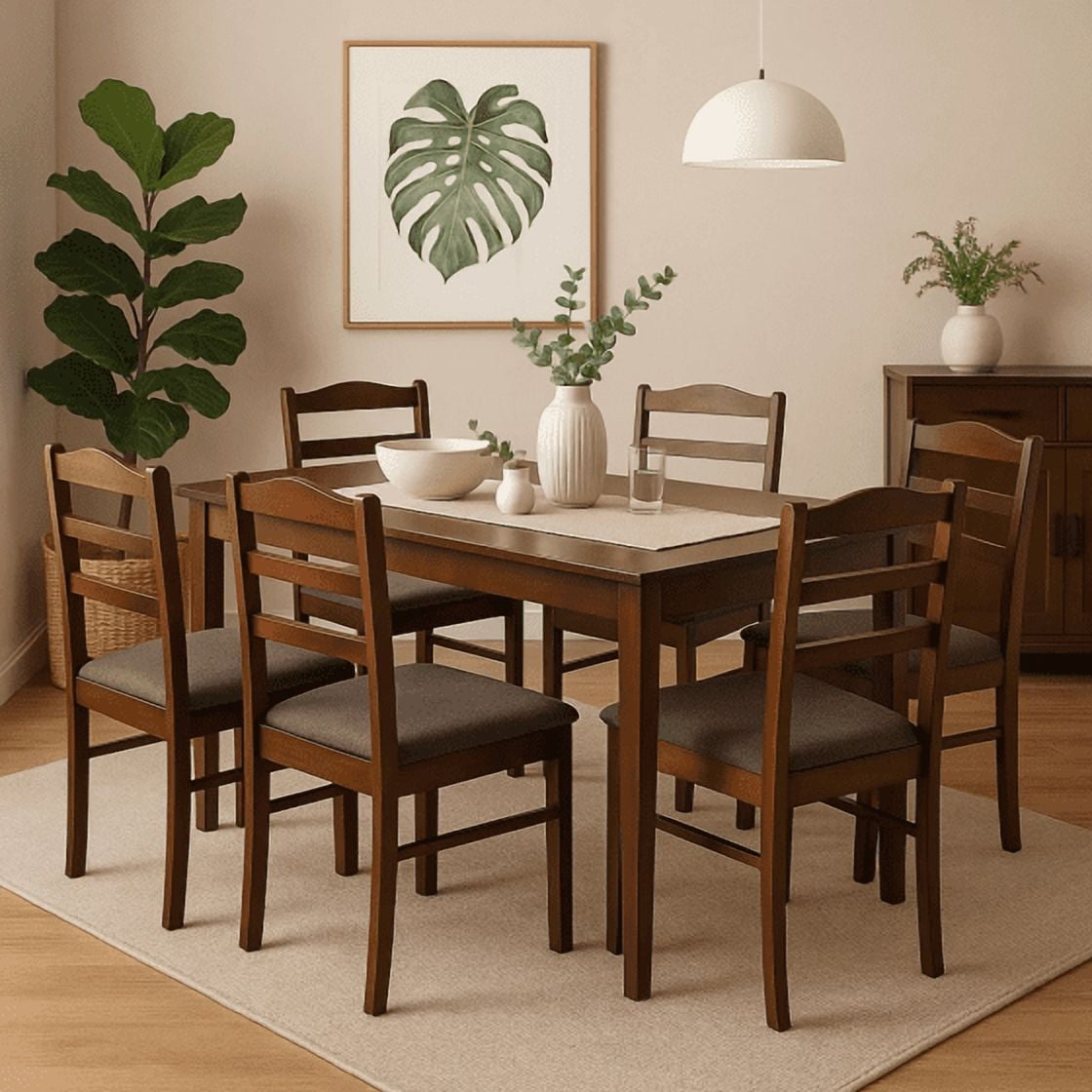 Muebles Santa Ana - Juego Comedor 6 Sillas Panamá