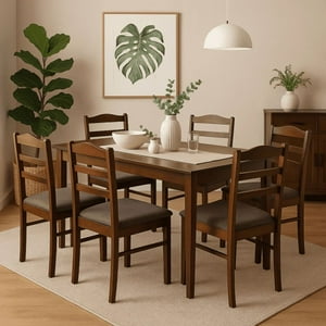 Muebles Santa Ana - Juego Comedor 6 Sillas Panamá