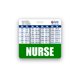 thumbnail image 1 of Porta credencial Scrubs and Stuff para enfermera – horizontal – verde, 1 of 3