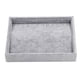 thumbnail image 1 of Caja De Bandeja De Exhibición De Joyería Apilable De Terciopelo Gris Para La Bandeja Del Collar De Joyería, 1 of 3
