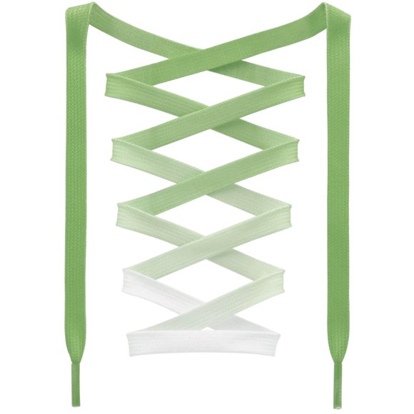 Cordones DANHUA 120 cm Degradado Verde Oliva - Pack de 2