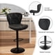 thumbnail image 3 of Juego de taburetes de bar Nalupatio Modern, ajustables, de piel sintética, 2 unidades, 3 of 7