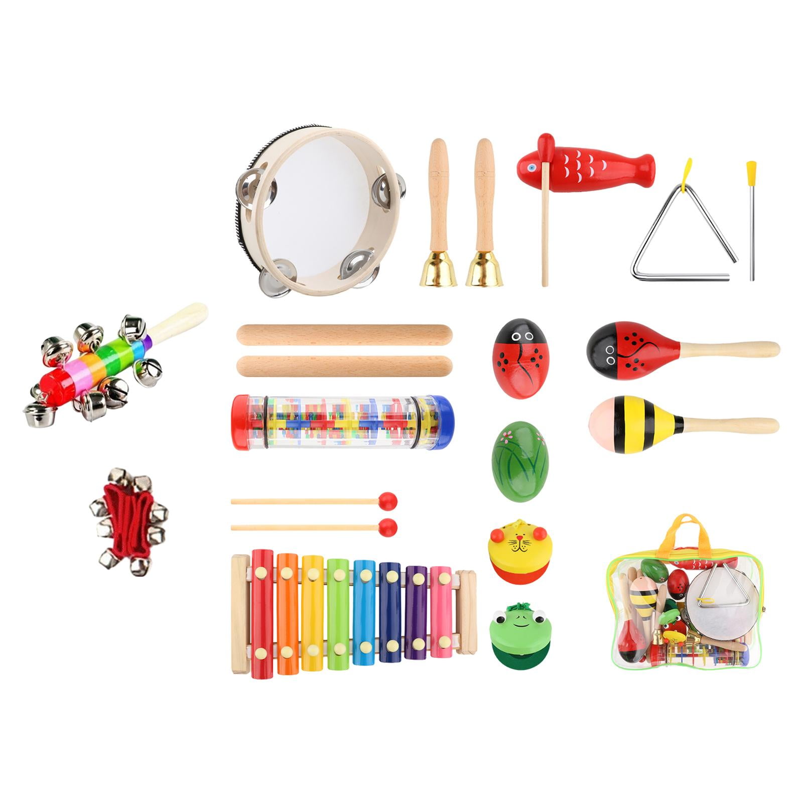 Bothyi - 12x Instrumento De Percusión Montessori Juguetes Educativos Para Bebés De 3 A 10 Años