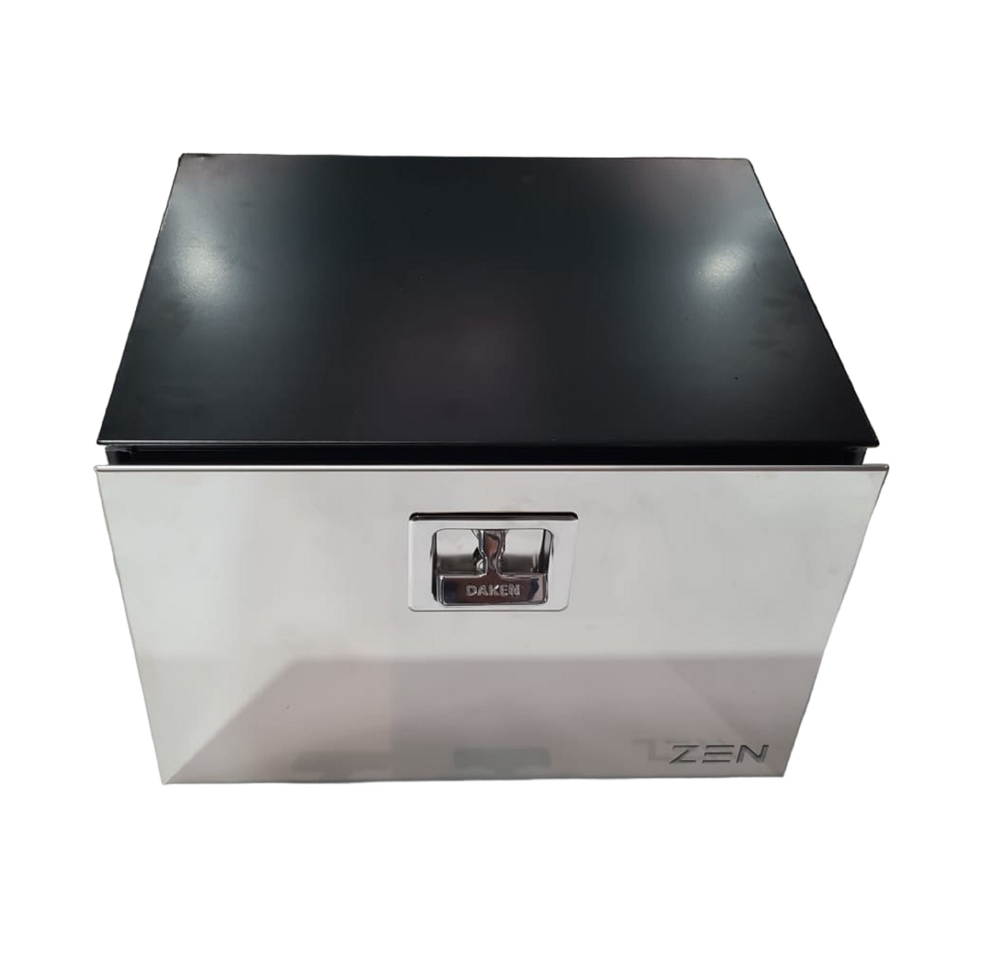 Daken - Caja Metalica Plateada Cromada De 108Lts