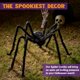 thumbnail image 3 of Figura JOYIN con forma de araña gigante de 9 pies para Halloween, decoración, 3 of 9