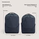 thumbnail image 3 of Mochila Troubadour Apex 4.0 Compacta de 16 L para laptop, azul tinta, 3 of 9