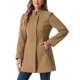 thumbnail image 1 of INSPIRE CHIC Abrigo de Mujer de Largo Medio con Cuello Mao, Abotonado, Abrigo de Invierno con Bolsillos Inclinados y Forro Completo Camel L, 1 of 6