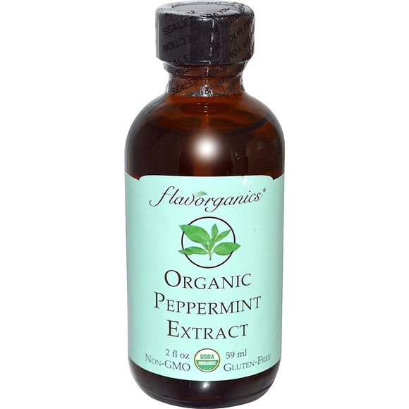 Extracto de menta piperita orgánico Flavorganics 59 ml