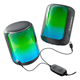 thumbnail image 1 of Parlante gamer bluetooth usb y luces rgb kb-bc55 Negro, 1 of 3