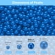 thumbnail image 3 of Perlas Uxcell ABS Redondas 8mm Azul Profundo, 3 of 3