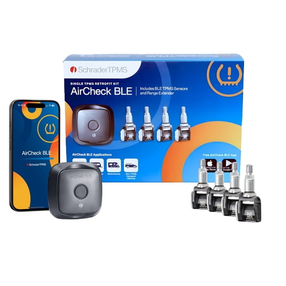 Kit TPMS Schrader Solutions BLE de 4 sensores + alcance