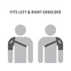 thumbnail image 5 of Soporte para hombros McDavid Light, tamaño mediano, 5 of 5
