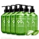thumbnail image 1 of Gel de aloe vera orgánico al 99% Aloderma 500 ml, paquete de 6, 1 of 9