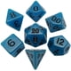 thumbnail image 1 of Juego de dados Metallic Dice Games MET302 que brillan en el azul oscuro, 1 of 2