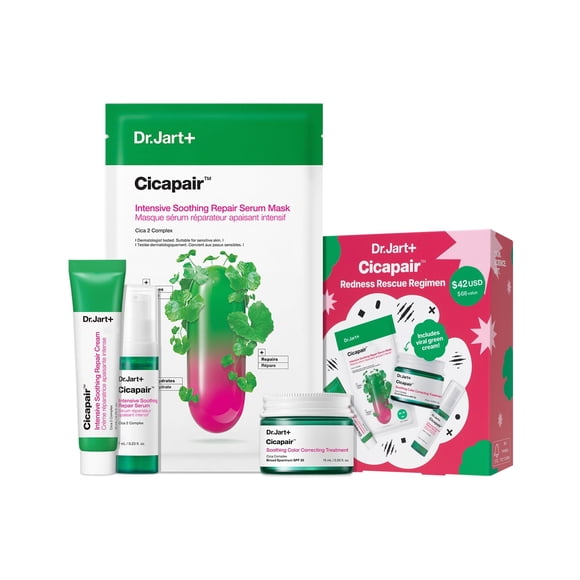 Set de cuidado de la piel Dr.Jart+ Cicapair Redness Rescue con centella