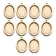 thumbnail image 4 of 10x Mini Marco De Exhibición De Aros De Bordado Para Decoración De Festivales Colgantes DIY Oval, 4 of 5