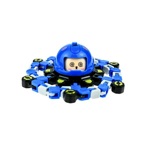 Juguete Fidget Spinner Transformable Antiestrés Azul