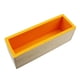 thumbnail image 5 of Molde para Jabón Rectangular con Caja de Madera Molde de Silicona Flexible Herramienta de Manualidades Adecuado para Elaboración de Jabón Artesanal Re Naranja, 5 of 5