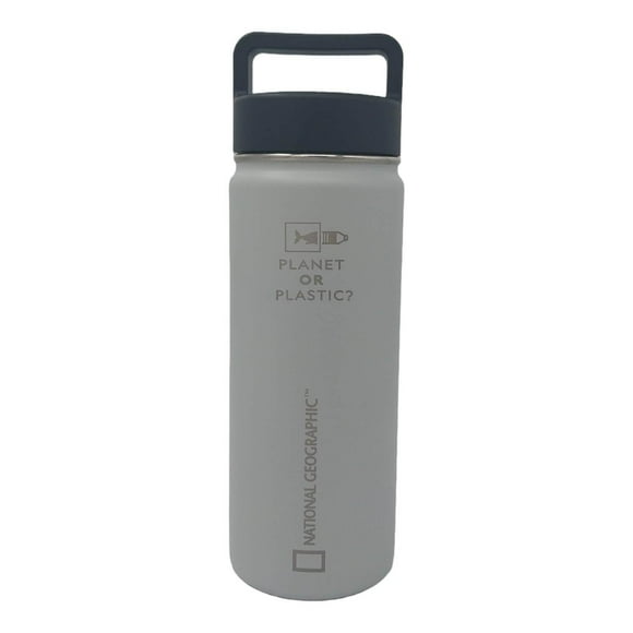 Botella Agua Termica Acero Inox. 500ML National Geographic gris Tamano Unico