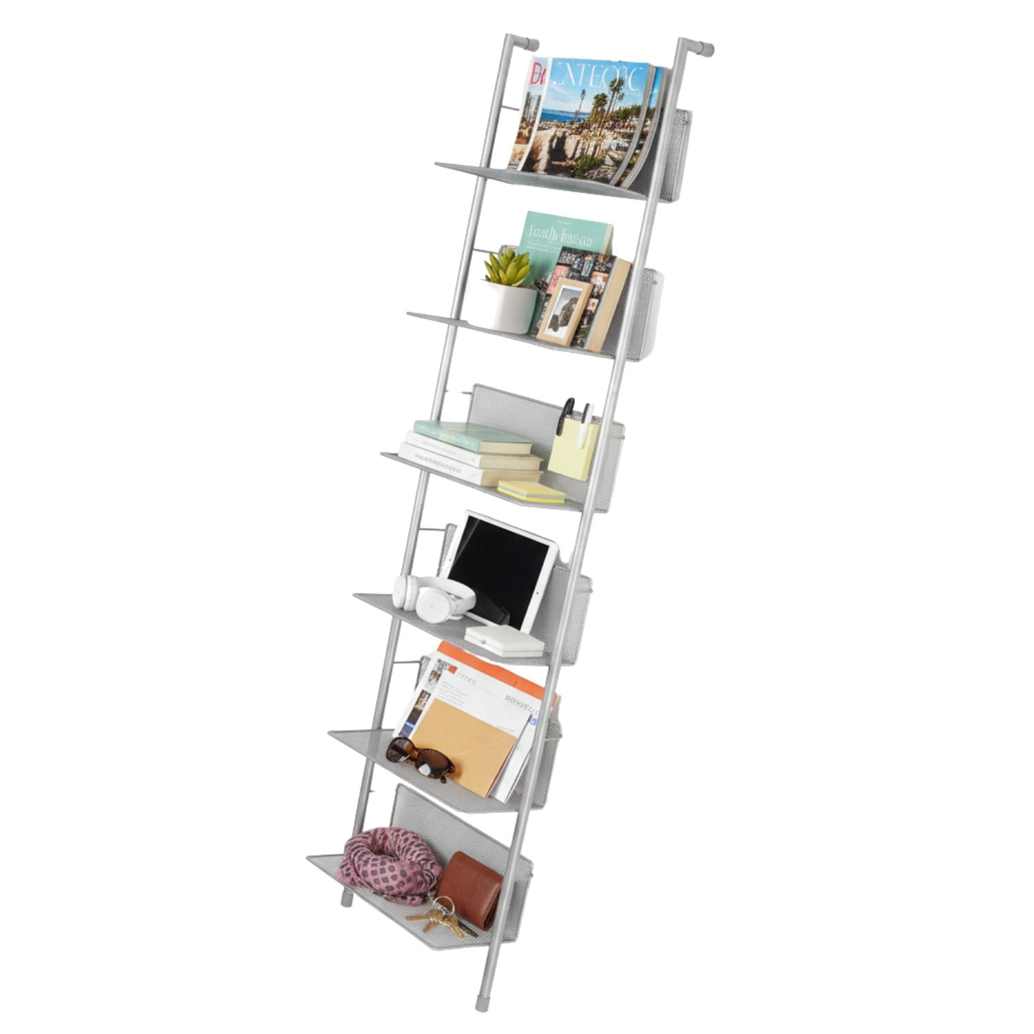 Crusec - Estante Moderno Organizador Living Dormitorio 6 Niveles