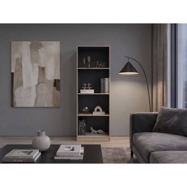 Estante 3 Repisas Home E1 180,6X62,8X29,9 CM Wengue y Cartagena