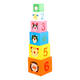 thumbnail image 1 of Juego torre de cubos apilables en madera animales números #1, 1 of 3