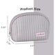 thumbnail image 2 of Bolsa De Almacenamiento Semicircular, Hermosa Bolsa De Almacenamiento De Maquillaje De Bolsos, Bolsa De Maquillaje Minimalista, Diseño Abierto, Compacta Y Portátil, 2 of 5