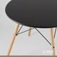 thumbnail image 3 of Mesa de Comedor Eames 100cm redonda - Negra, 3 of 3