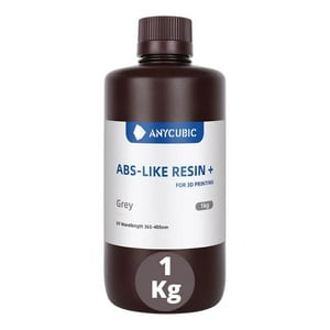 Anycubic - Resina 3D Tipo Abs Gris Para Impresoras 3D 1000G | Resinas