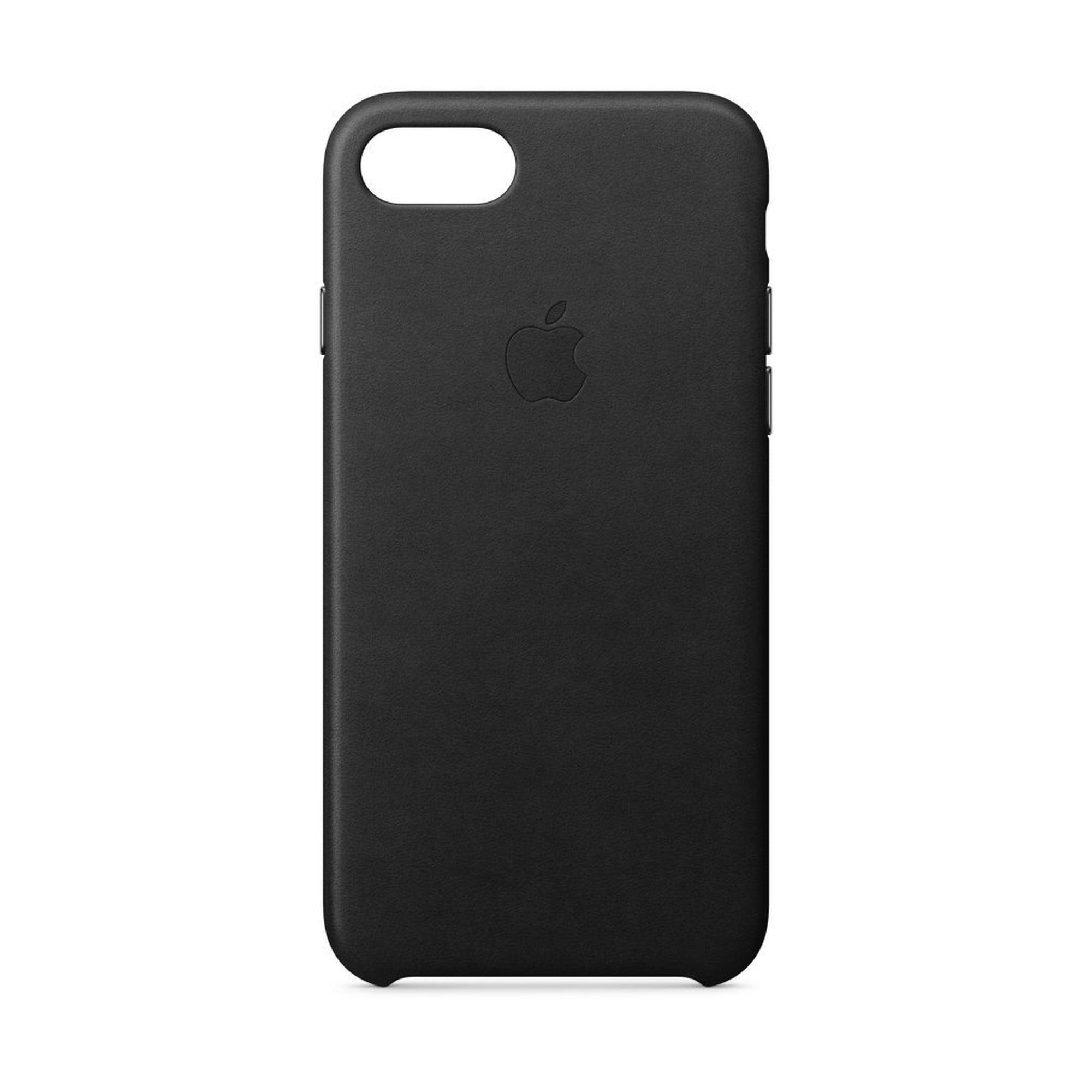 Funda De Cuero Negra Para Iphone 8 Y 7 De Apple