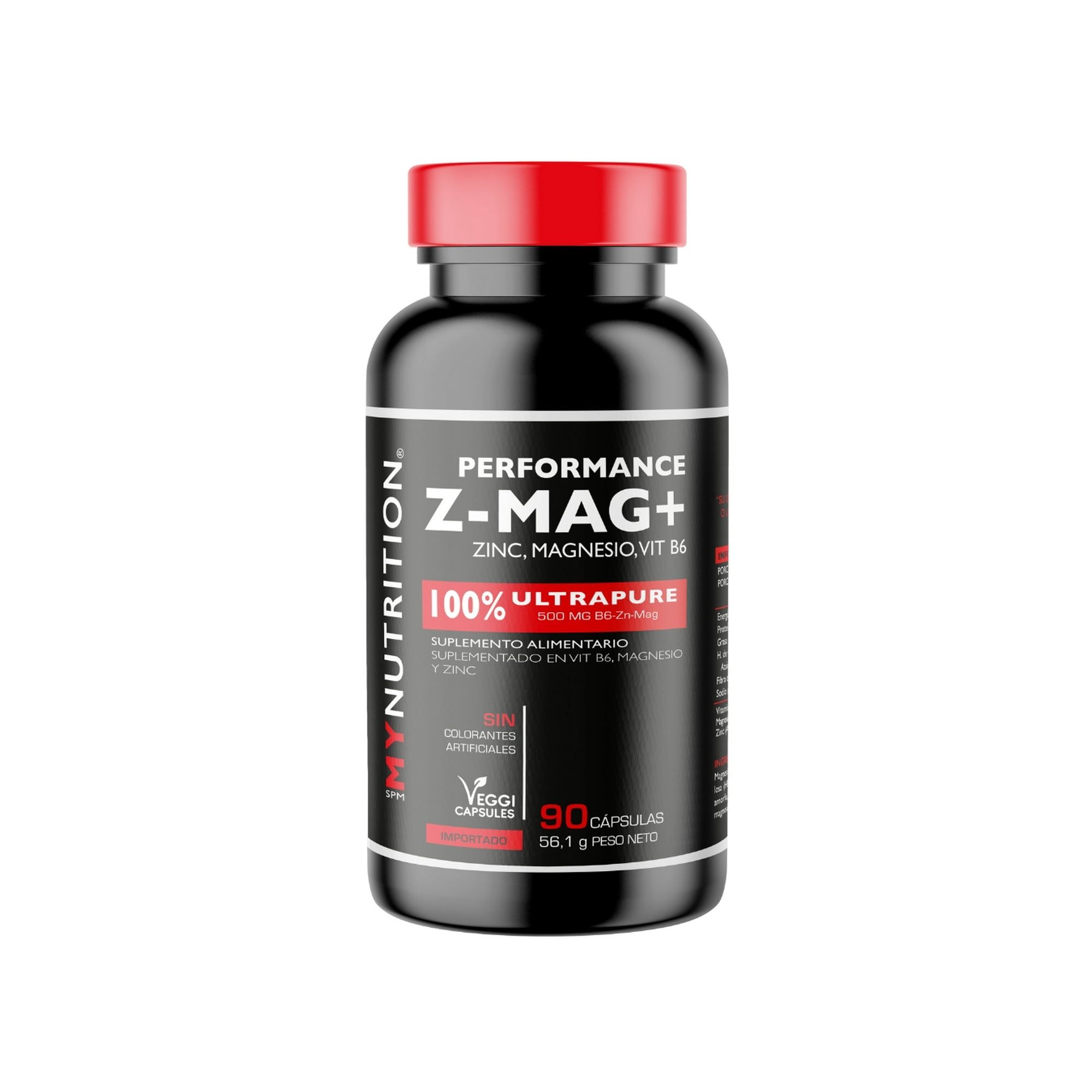 Suplalim - Z-mag+ | Suplemento Deportivo Con Zinc, Magnesio Y Vitamina B6