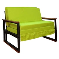 Recutex - Futon Metalico Folk 1.5 Plaza ""Pistacho""