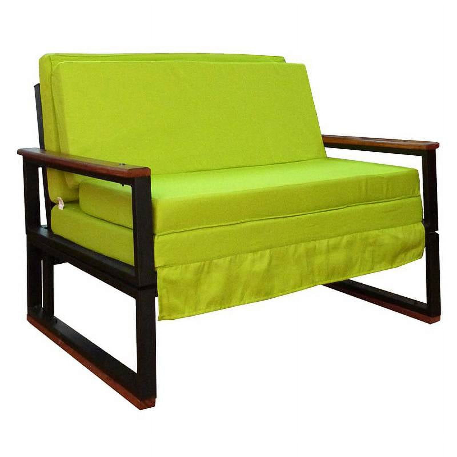 Recutex - Futon Metalico Folk 1.5 Plaza "pistacho