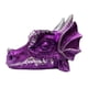 thumbnail image 1 of Resin Dragon Head Statue Soporte De Bola De Cristal Para Decoración De La Oficina En El Hogar Púrpura, 1 of 5