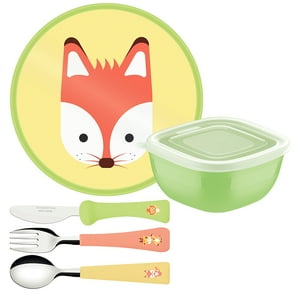 Juego De Cubiertos Infantil Tramontina Baby Friends 5 Piezas