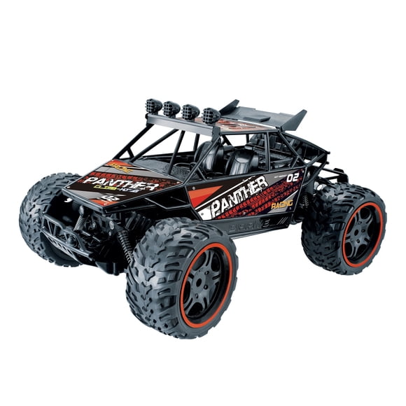 Auto RC Metálico 1:10 4x4 Pantera Extrema con Control 2.4 GHz Recargable