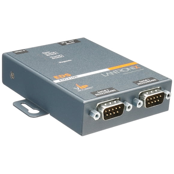 Servidor de dispositivos Lantronix de 2 puertos RS232/422/485 a Ethernet IP