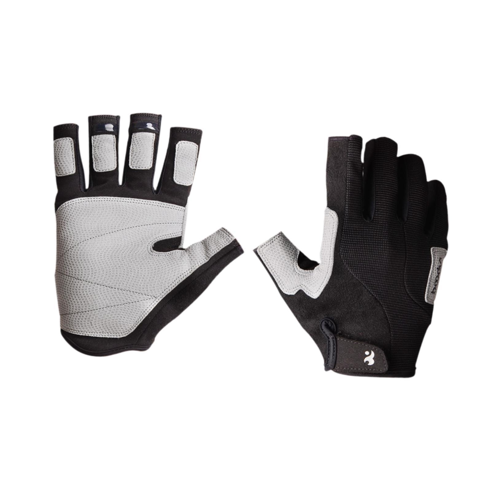 Ioensy - Guantes De Ciclismo Para Adultos, Guantes De Escalada Para Piragüismo, Levantamiento De Pesas Al Aire Libre, Color Negro, Talla L