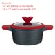 thumbnail image 4 of Juego de Utensilios de Cocina Lorren Home Trends 14 piezas antiadherente rojo, 4 of 7