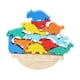 thumbnail image 5 of Lindos Bloques De Madera Tempranos De Apilamiento De La Infancia Para El Regalo Navidad Edad 2+ Dinosaurio, 5 of 5