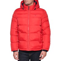 Chaqueta Tommy Hilfiger Con Capucha Puffer Down Alternative Orange