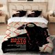 thumbnail image 1 of 3pcs Happy Death Day Groundhog Day Theme Digital Print Bedding Set, 1 of 1