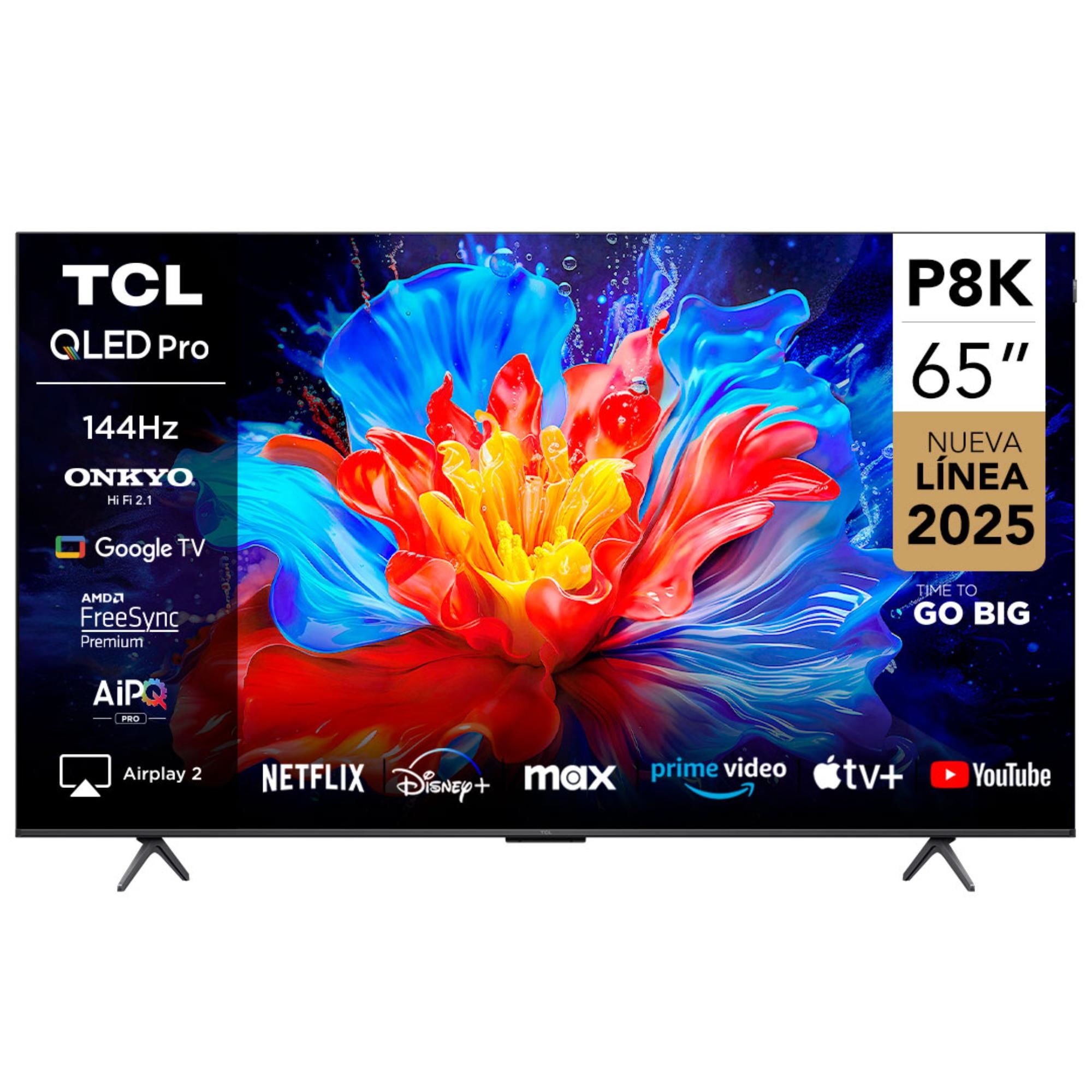 Televisor 65"" Qled Uhd 4K 65P8K Smart Tv Tcl