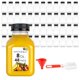thumbnail image 1 of Botellas para jugo Stock Your Home de plástico transparente de 8 oz (paquete de 48), 1 of 7