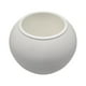 thumbnail image 3 of Macetero Plastico Redondo Ovalado Moderno Con Textura S blanco, 3 of 8