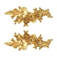 thumbnail image 3 of 2 Uds Apliques De Encaje Adornos De Encaje Para Coser Decoración Vestido De Noche Dorado, 3 of 5