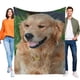 thumbnail image 1 of Golden Retriever anti-pilling, suave, ligera, esponjosa y acogedora de lujo para hogar y cocina – Perfecta para niños y adultos,120X80cm, 1 of 6