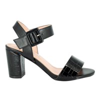 Sandalia De Vestir Lanin Negro Alquimia