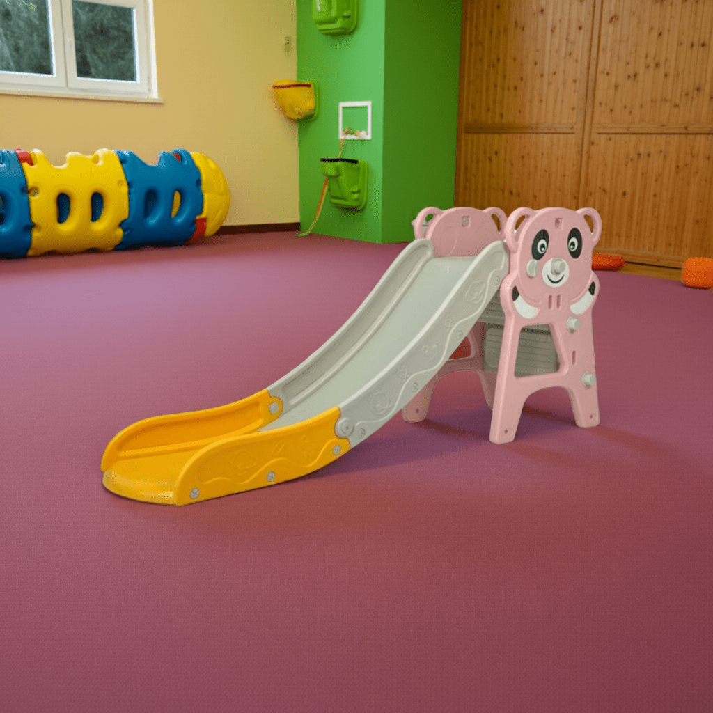 Igpro - Resbalin Panda 2 En 1 Con Aro Baloncesto Rosado