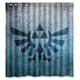 thumbnail image 1 of Cortina de ducha Triforce Legend of Zelda, juego de cortina de baño con ganchos, tamaño 66 x 72 pulgadas, 1 of 3